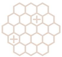 A local point of contact - honeycomb icon