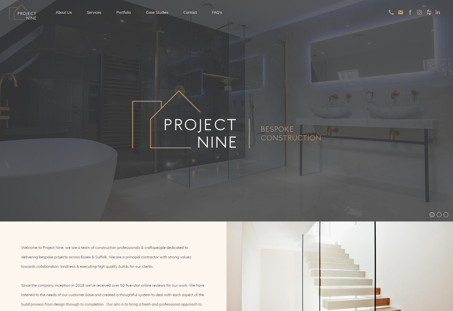 Project Nine website screen grab