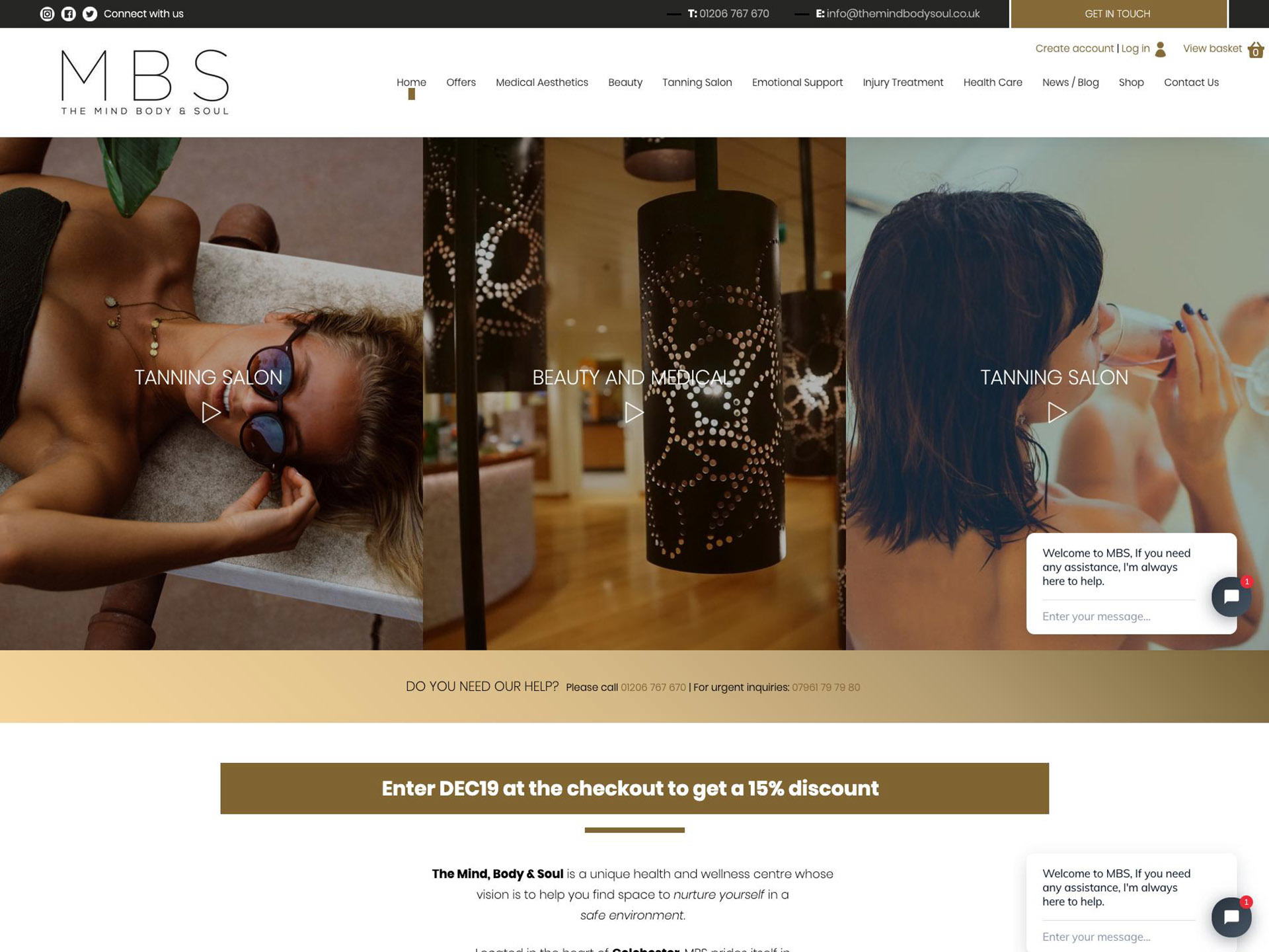 The MBS website created by it'seeze Website Design Colchester